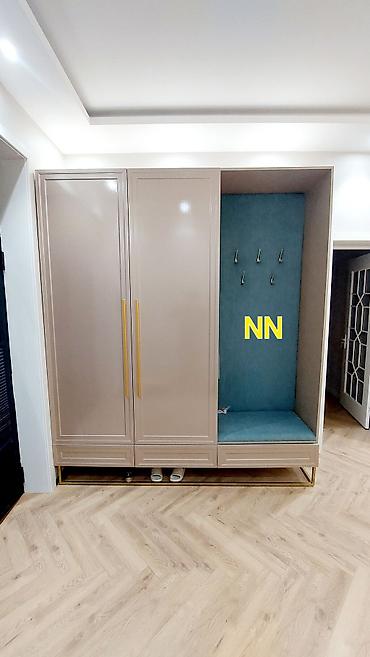 Dəhliz dolabları: Yeni, 2 qapılı, Güzgülü, Bej, Açılan, Düz dolab — 2