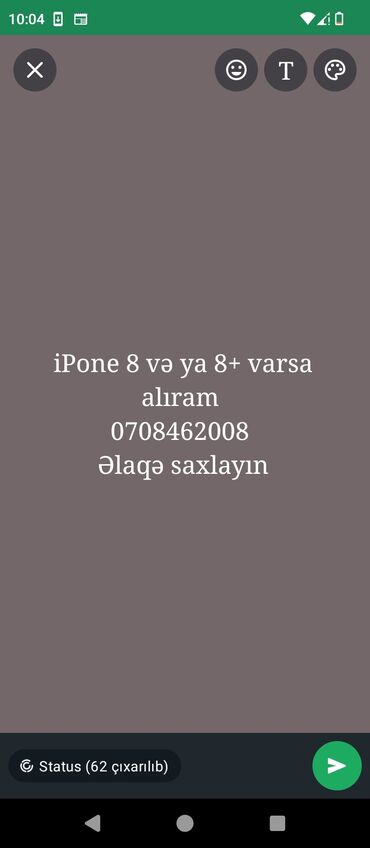 iphone 6 gəncə: IPhone 8 Plus, 64 GB, Qara, Barmaq izi