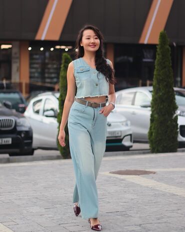 летние джинсовые платья: Джинсовая двойка идеального качества, размер: стандартный Есть в двух