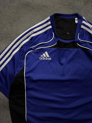 idman sort: Futbolka, Adidas, L, rəng - Göy — 2