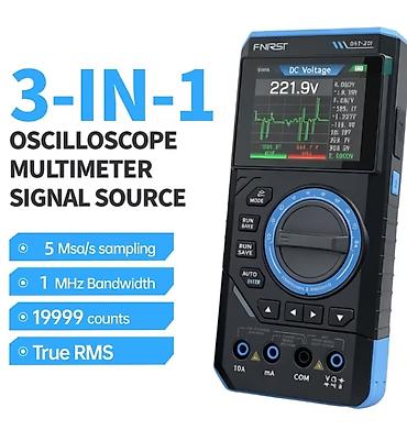laserski metar uradi sam: FNIRSI DST-201 – 3-u-1 ručni instrument: osciloskop + digitalni — 7
