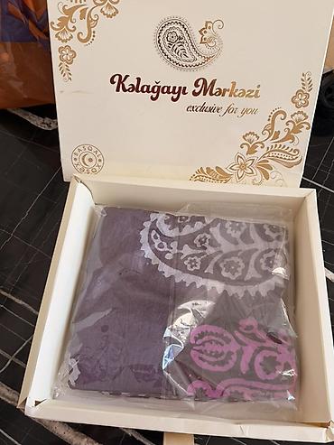 yuxuda başını bağlamaq: Kəlağayı Mərkəzi – Basqal istehsalı ipək kəlağayı - Material: 100% — 2