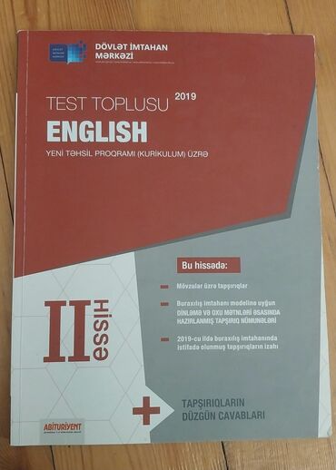 физика банк тестов 1 часть pdf: İngilis dili Testlər 11-ci sinif, DİM, 2-ci hissə, 2019 il