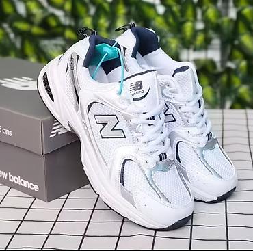 кожаные кросовки: Мужские кроссовки, 39, 40, 36, New Balance, Новый, цвет - Белый, Платная доставка, Самовывоз, Бесплатная доставка — 1
