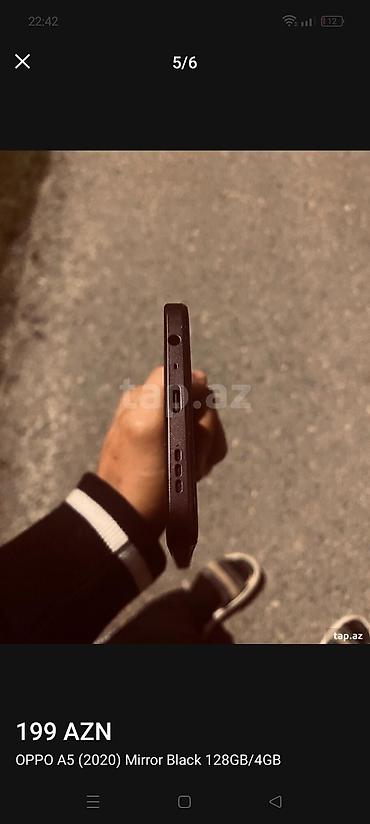 ipad a16 kontakt home: Oppo A5, 128 GB, rəng - Qırmızı, Barmaq izi — 3