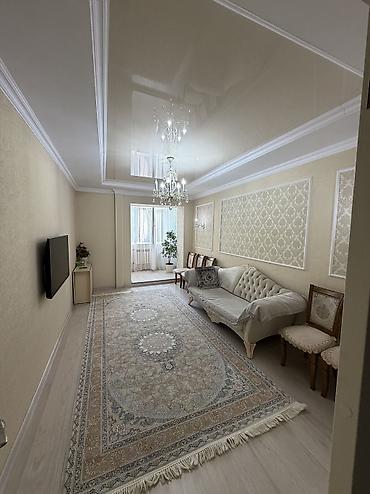 облако 53: 3 комнаты, 80 м², Аламедин-1 мкр Индивидуалка, 3 этаж, Дизайнерский ремонт — 1