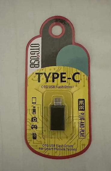 Druga oprema za računare i laptopove: Adapter OTG Type-C muški na USB ženski 3.0 utičnica NOVO. Opis — 7
