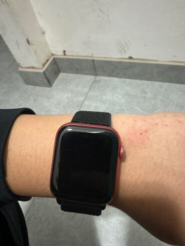 бытовая техника со склада бишкек: Apple watch 6 в алюминиевом корпусе красного цвета с квадратным