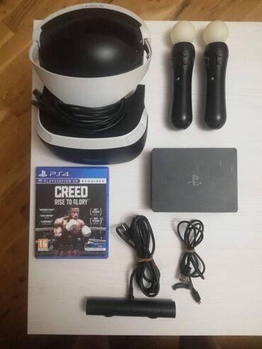 Video oyunlar üçün aksesuarlar: Səliqəli istifadə olunmuş PlayStation VR Bundle (kamera, 2 Move