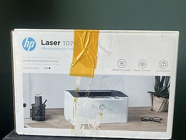 HP Laser 107w — компактный монохромный лазерный принтер с беспроводной