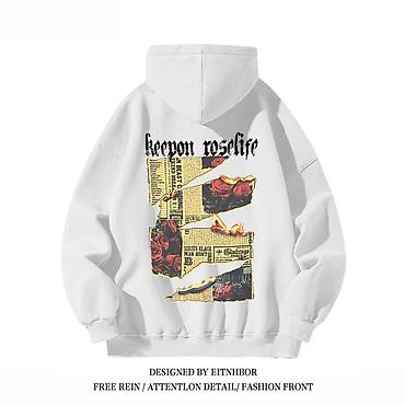 Личные вещи: Мужская толстовка, M, L, XL, Новый, цвет - Черный, Платная доставка — 9
