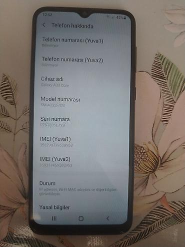 mingecevir telefon: Samsung Galaxy A03, 2 GB, rəng - Qara, İki sim kartlı — 7