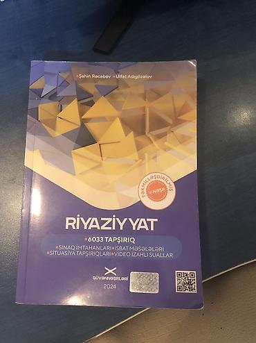 Riyaziyyat 6033 tapsiriq test kitabi. Cirigi yazisi yoxdur