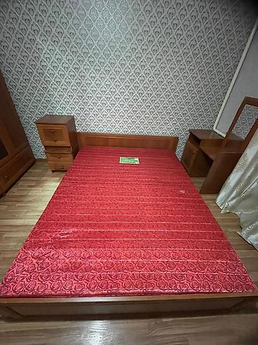 Спальные гарнитуры: Спальный гарнитур, Б/у, Двуспальная кровать, Другая страна производитель, Дерево, Самовывоз — 4