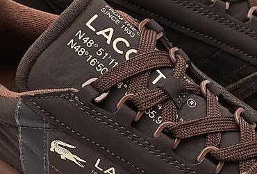 бу сапаги: Эркектердин кроссовкасы, 40.5, 41, Lacoste, Жаңы, түсү - Күрөң, Өзү алып кетүү, Акысыз жеткирүү, Акылуу жеткирүү — 3