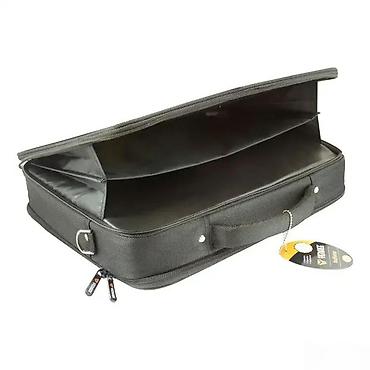 Futrole i torbe za laptopove: Torba za laptop Venkee Indiana 15.6" - Dizajn: elegantna crna torba — 5