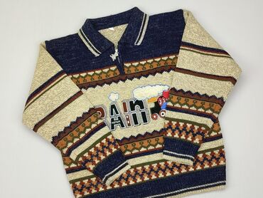 sweterek zimowy: Sweterek, 9 lat, 128-134 cm, stan - Dobry
