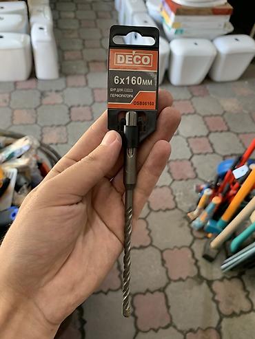 Буры: Бур по бетону для перфоратора DECO, 6×160 мм. - Диаметр: 6 мм - — 1