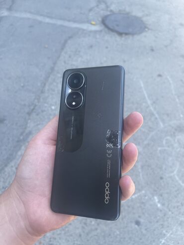 Oppo A58 4G, 128 GB, rəng - Qara, Barmaq izi