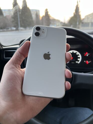 qeydiyyatsız iphone: IPhone 11, 64 GB, Ağ, Simsiz şarj, Face ID