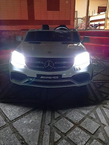 Uşaq dünyası: Uşaq elektrikli maşın – Mercedes-Benz GLS63 AMG stili, ağ rəng — 5