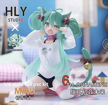 некая: Фигурка Hatsune Miku “Cat Ears” от HLY Studio - Масштаб: 1/6 - — 1