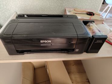 сканеры контактный (cis): Струйный принтер Epson L132 с встроенной системой непрерывной подачи