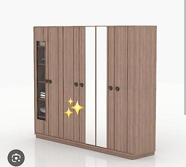 Geniş tutumlu paltar şkafı - Material: taxta teksturalı LDP/MDP lalafo.az -da Geniş tutumlu paltar şkafı - Material: taxta teksturalı LDP/MDP
