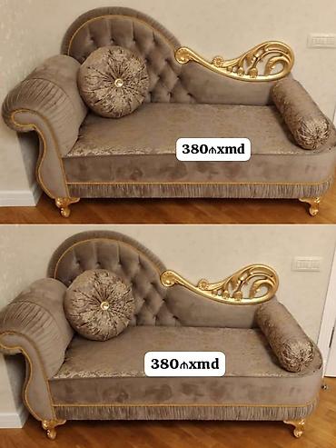 divan üçün parcalar: Klassik-stil divan/şezlong - Material: yumşaq məxməri parça - Rəng — 1