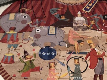 Društvene igre: Original ROUND PUZZLE Igra koja decu uci strpljenju, edukativna — 7