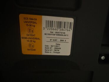 Autosedišta: Autosediste za decu br.25 od 15-36 kg, uvoz CH — 3