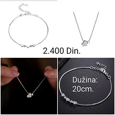 roblox ranac: Posrebreni set nakita sa motivom srca,sa żigom S925 od hirurskog — 1