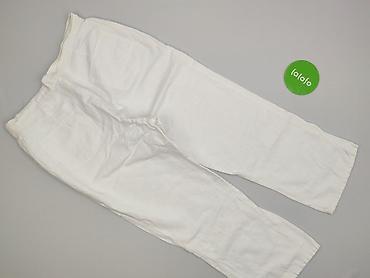 pull and bear spodnie lniane: Spodnie materiałowe damskie, rozmiar XL — 3