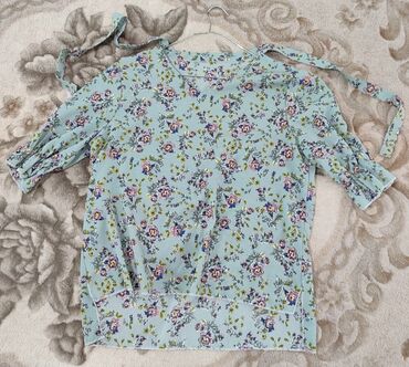 блузка корея: Блузка, В цветочек