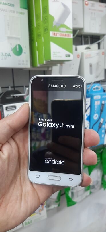 telefon alan: Samsung Galaxy J1 Mini, 8 GB, rəng - Ağ, Sensor