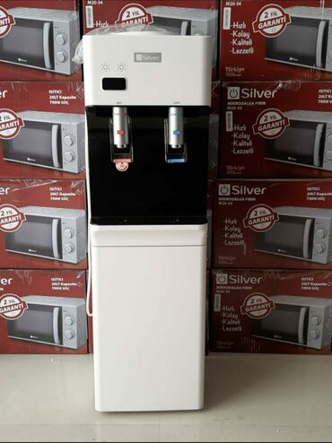 Samovarlar: Dispenser su kuleri Silver Yeni model Türk markasi Isti ve soyuq su