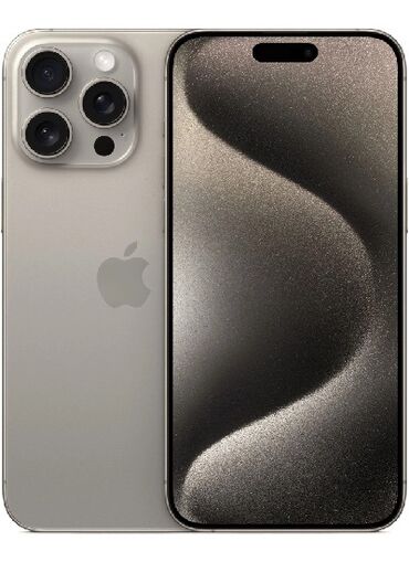 Apple iPhone: IPhone 15 Pro Max, Б/у, 512 ГБ, Natural Titanium, Защитное стекло, Чехол, Кабель, 98 %