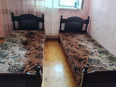 matras taxt: Taxta tək nəfərlik çarpayılar (2 ədəd) - Material: kütləvi taxta — 3