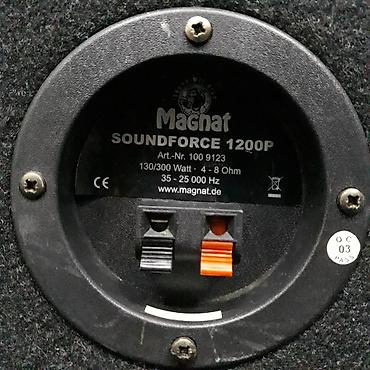 Zvučnici i stereo sistemi: Magnat soundforce 1200 p trosistemci sa hornom bas 8 incha ojacani — 9