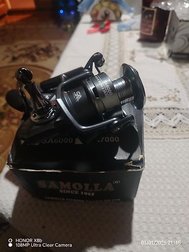 ovcu dəsti: SAMOLLA SA6000 fırlanan balıqçılıq kalaskası - Model: SA6000 (qutuda — 2