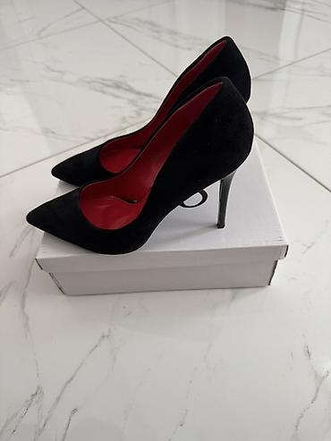 roze štikle: Elegantne ženske salonke, nove, nošene jednom, 39 broj — 1
