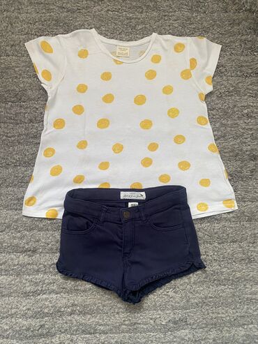 zara bebe devojcice: H&M sorc vel 6-7 i Zara majica vel 7-8