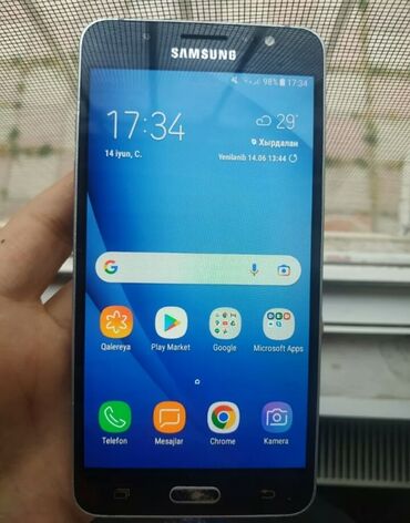 samsung galaxy j7 2016: Samsung Galaxy J5 2016, 16 GB, rəng - Qara, İki sim kartlı