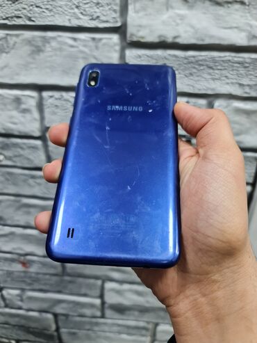 Samsung: Samsung A10, 32 GB, rəng - Göy, Qırıq, Sensor, İki sim kartlı