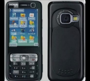 nokia n79: Nokia N73, 16 GB, rəng - Qara, Düyməli