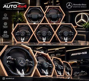 gəmi rulu: Mercedes‑Benz üçün Premium Sükanlar – AUTO4x4 - AMG üslublu orijinal — 3