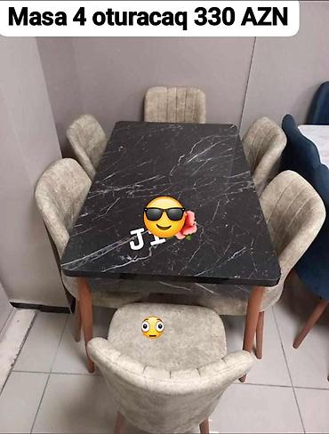 nar ciceyi: Mətbəx/Qonaq otağı üçün yemək dəsti Seçimlər: - Masa + 2 oturacaq — 4
