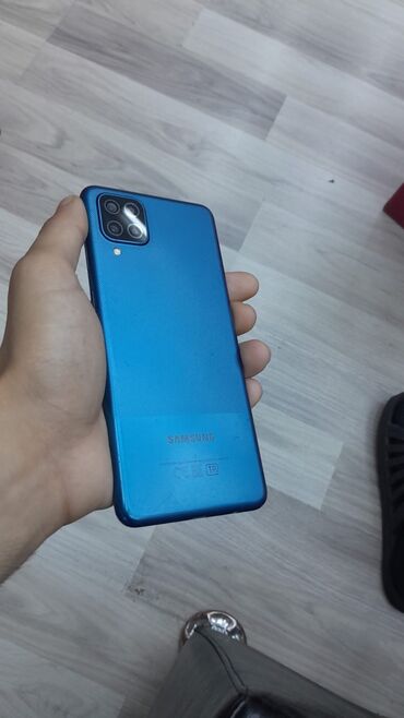 samsung galaxy a12: Samsung Galaxy A12, 64 GB, rəng - Mavi, Sensor, Barmaq izi, İki sim kartlı