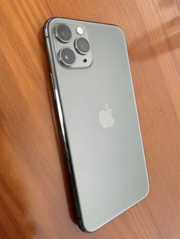 айфон 11 25000: IPhone 11 Pro, Колдонулган, 256 ГБ, Күмүш, Каптама, Коргоочу айнек, 81 %