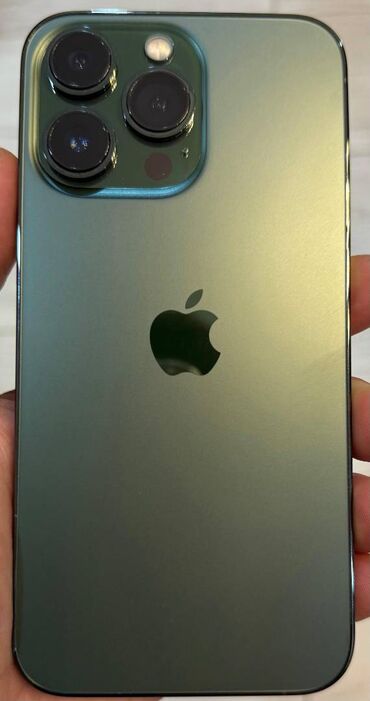 Apple iPhone: IPhone 13 Pro, 256 GB, Alpine Green, Simsiz şarj, Face ID